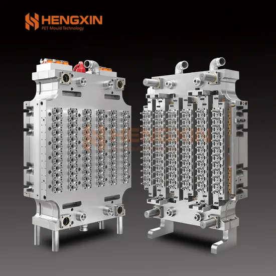 Câmara quente 72 cavidades Pet Preform Mold Molde plástico de injeção para garrafa Aqua, garrafa de água mineral, garrafa de faísca, garrafa de cola 15 segundos de tempo de ciclo